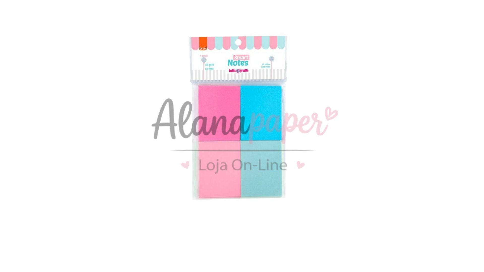 📌 Bloco Adesivo Smart Notes Tutti-Frutti – BRW