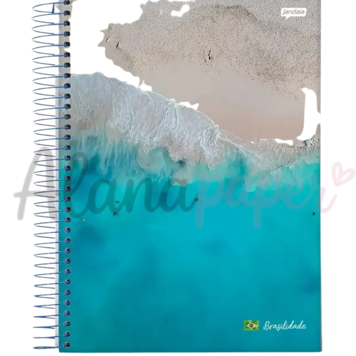 Caderno Universitário Brasilidade Jandaia 10 Matérias 200 Folhas