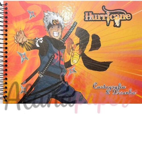 Caderno de Cartografia e Desenho Hurricane Capa Dura - Espiral