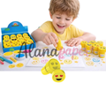 Carimbos Divertidos Carinhas Kaz - Unidade de Carimbo Escolar Infantil