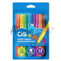 📌 Canetinhas Hidrográficas 12 Cores – CiS