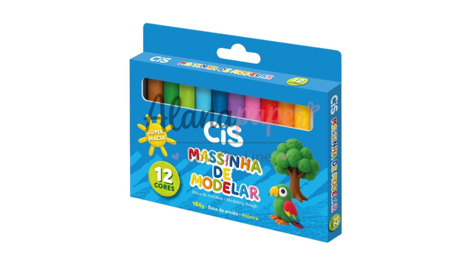 📌 Massinha de Modelar 12 Cores – CiS